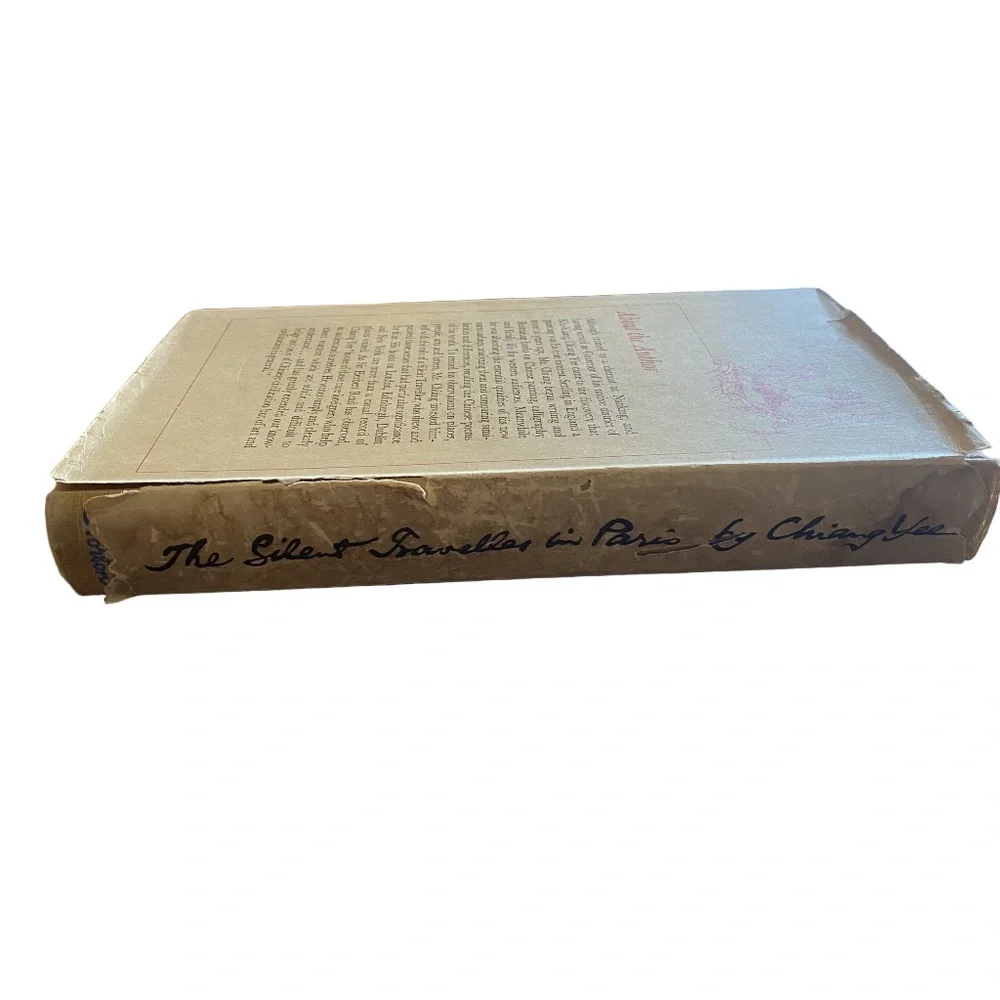 W.W. Norton Cream Dust Jacket Silent Traveller in Paris Hardcover Book OS‎
